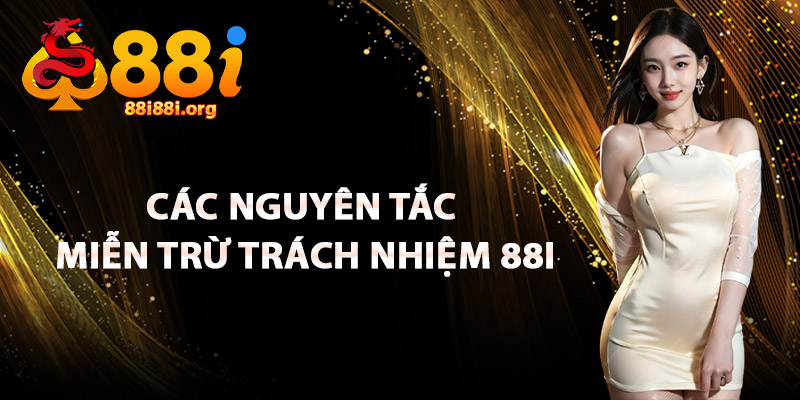 Các Nguyên Tắc Miễn Trừ Trách Nhiệm 88I